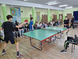 Finał Mistrzostw Szkoły w indywidualnym tenisie stołowym